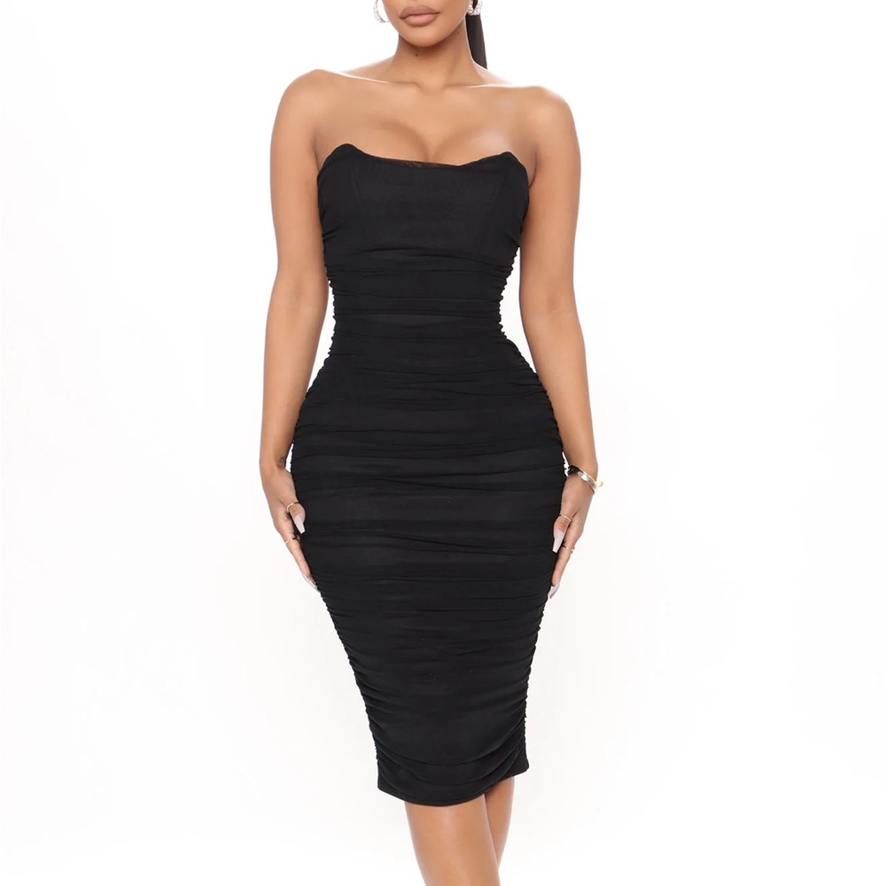 Midi Tube Dress - Black